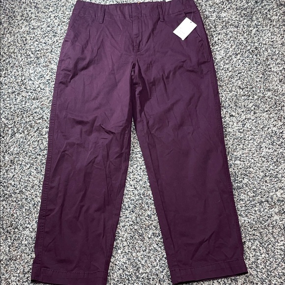 a new day Pants - A New Day Straight Leg High Rise Woman’s Trousers Size 10 Burgundy | NWT